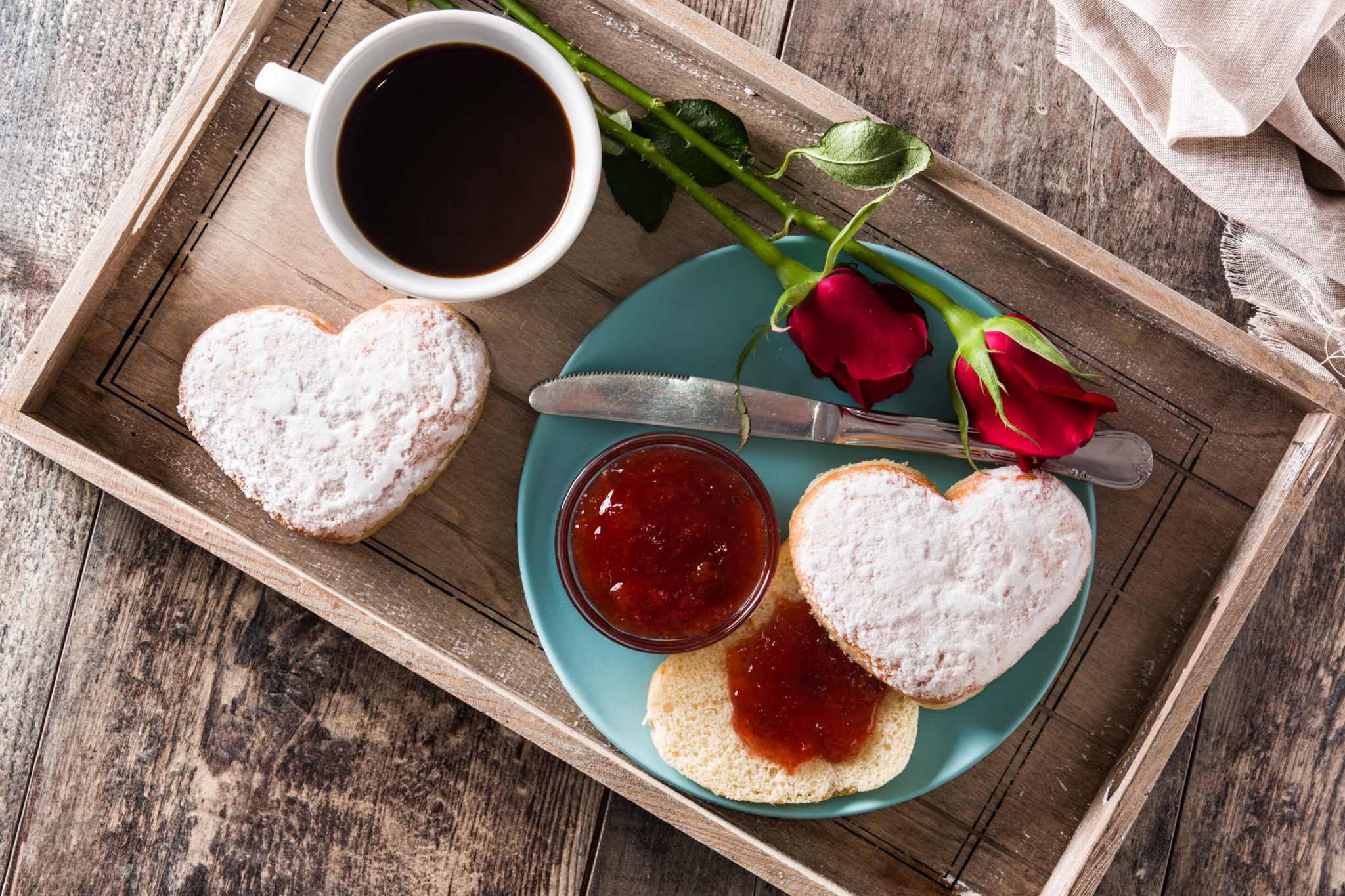 Petit déjeuner gourmand St Valentin